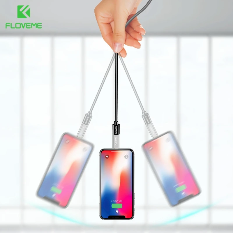 Floveme OTG Мирко USB Разъем Магнит адаптер Micro к Тип C для Iphone Android Mrico Зарядное