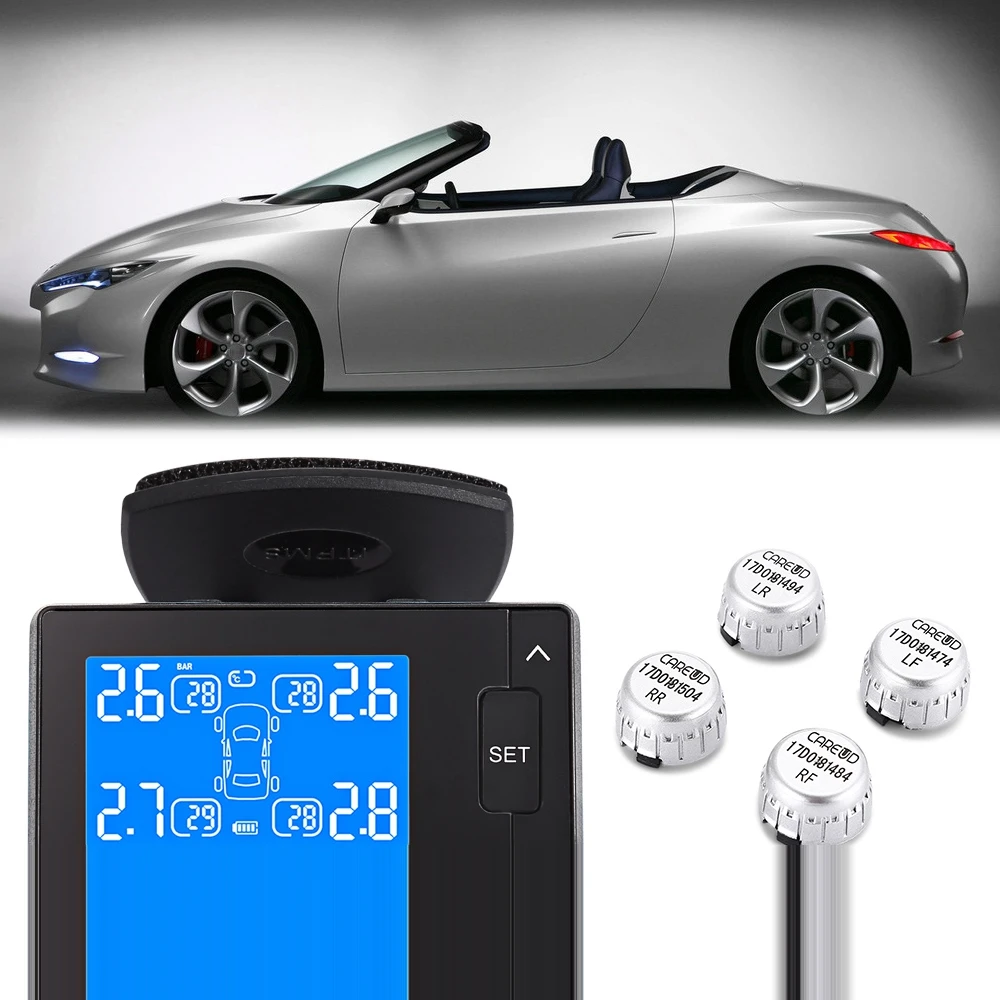 U902 автомобильный TPMS ЖК дисплей автомобильная система контроля давления в шинах с