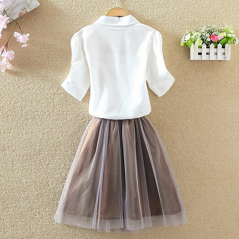 

Brethable New Women's Tops Fashion Summer Chiffon Blouse Plus Size Short Sleeve Casual Shirt White Ropa Mujer Blusas Feminino