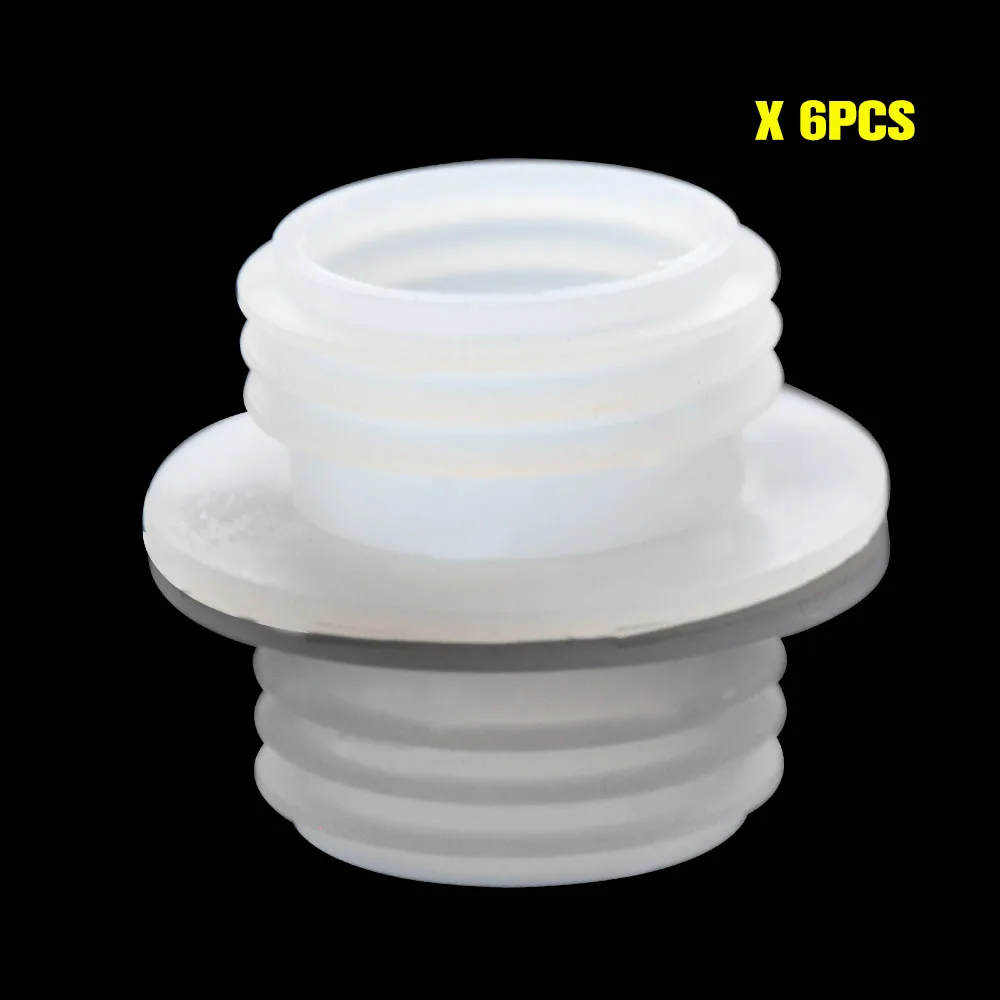 6pcs COURNOT Preminum FDA силиконовый герметик для водопроводной трубы 22 мм кальян втулка силиконовые уплотнения кольцо Chicha Subber Spacer - Цвет: 6pcs
