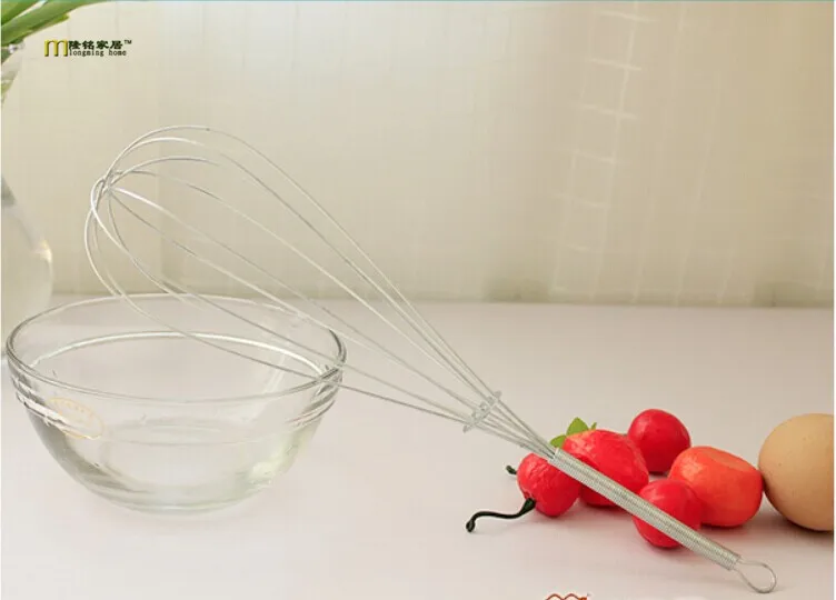 1 шт. миксер для взбивания яиц из нержавеющей стали молочного крема масла венчика