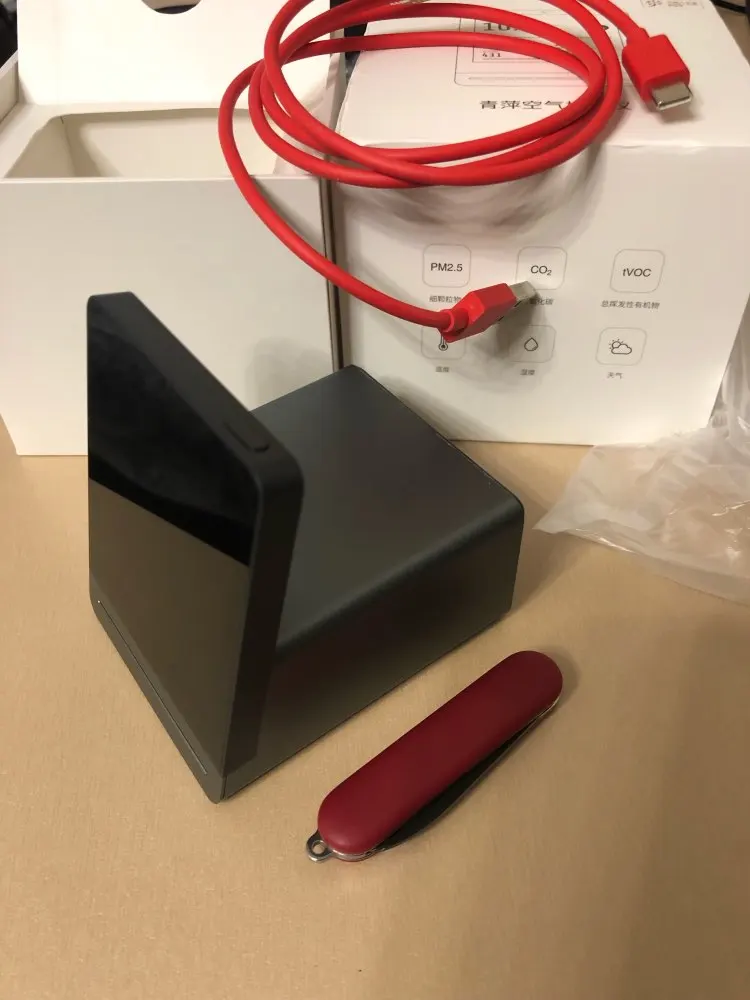 Xiaomi Mijia ClearGrass Air monitor retina сенсорный ips экран мобильное сенсорное управление Крытый открытый прозрачный газон детектор воздуха