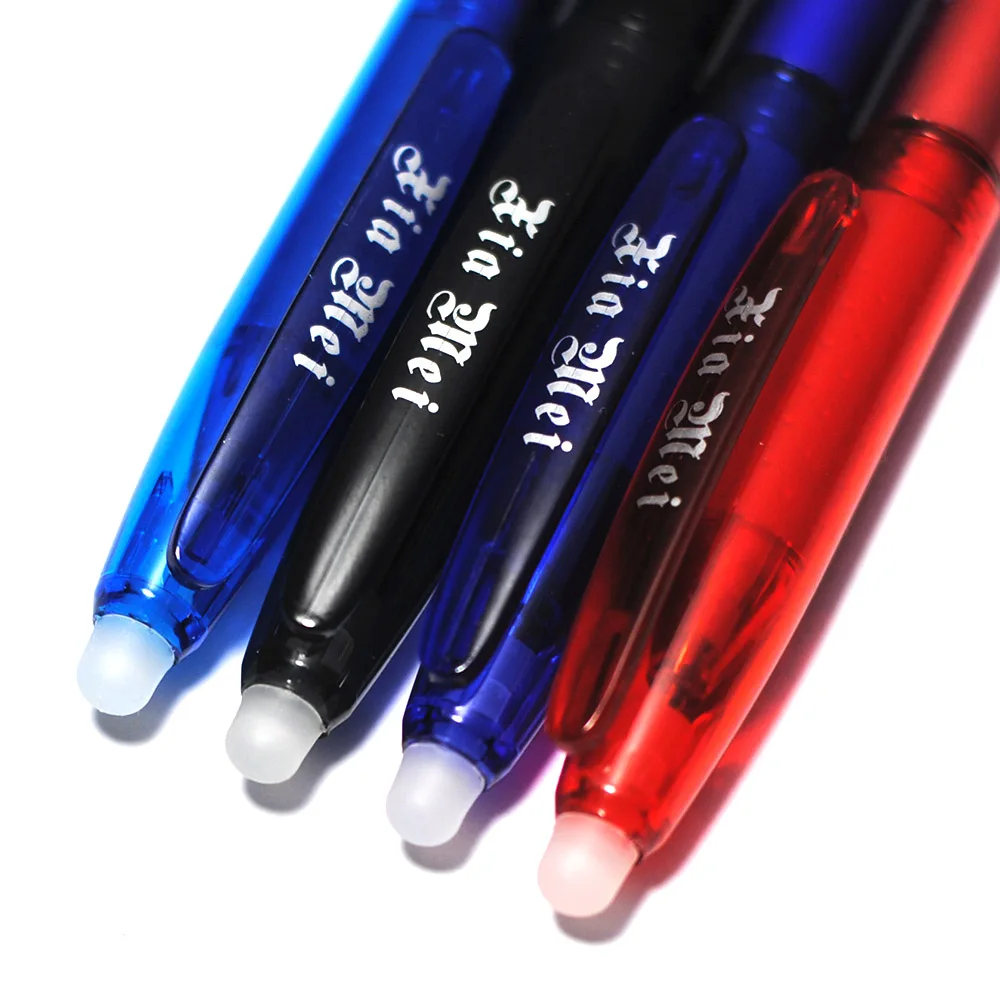 Шариковая ручка со стираемыми чернилами синие черные красные чернила