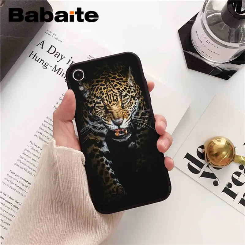 A7 Babaite лев тигр Волк Шаблон Coque Оболочка Чехол для телефона для iPhone X XS MAX 6 6s 7 7plus 8 8Plus 5 5S SE XR 11 11pro 11promax - Цвет: A7