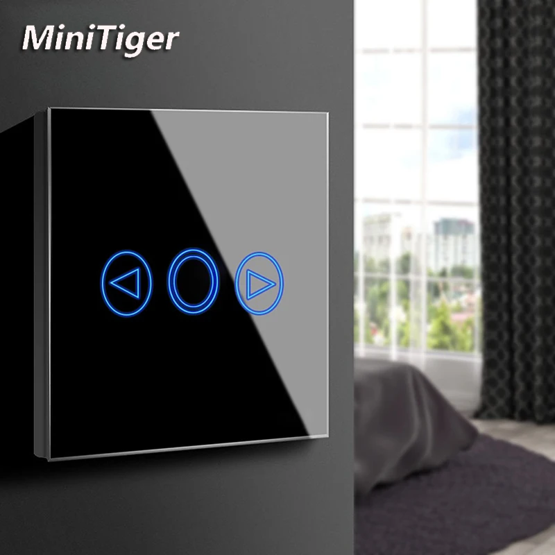 MiniTiger EU/UK Стандартный светодиодный сенсорный выключатель датчик диммер