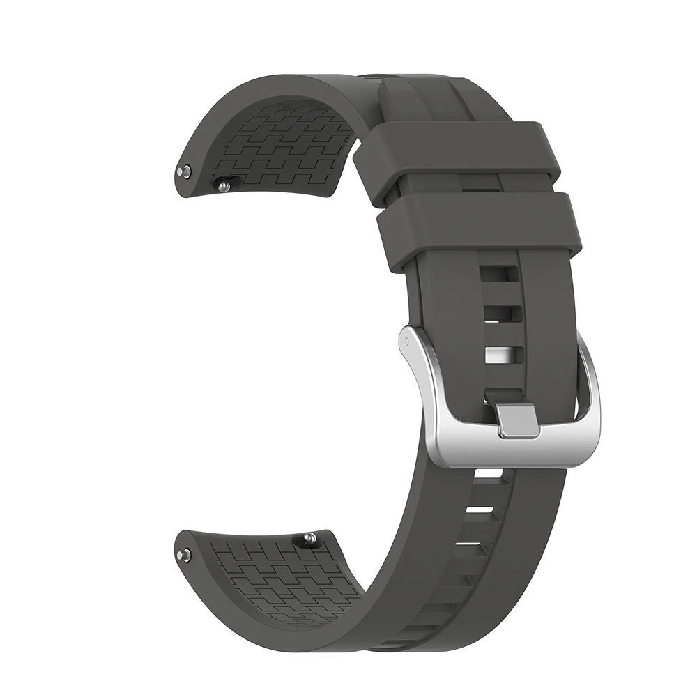 Gray For Samsung Gear S3 Frontier SM-R760 Sport Silicone Strap 22mm Watch Band Rubber Bracelet Belt Watchband For Gear S3 Classic - Band Color: Gray