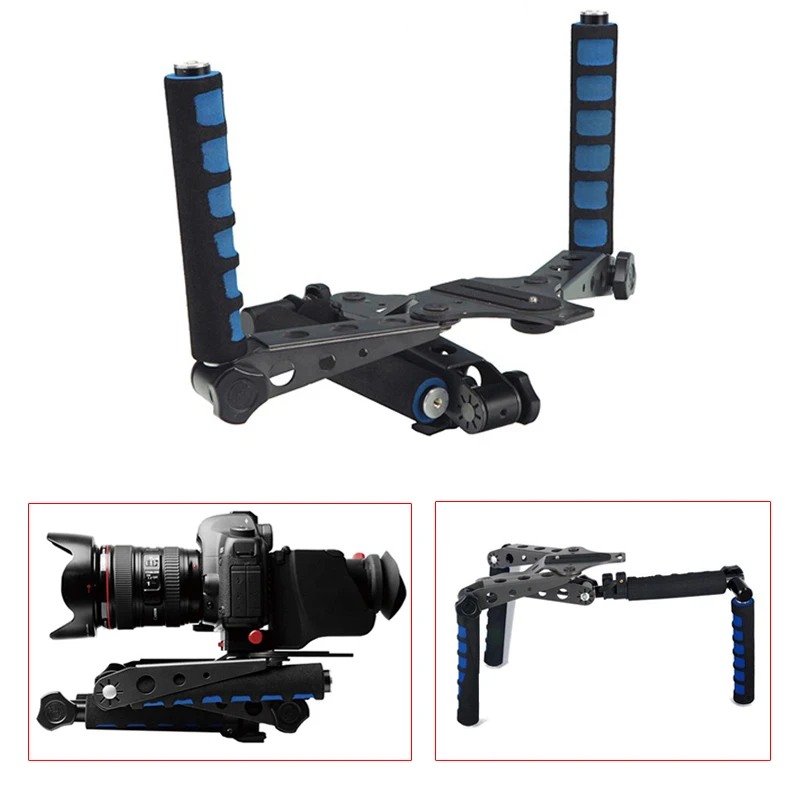 Roadfisher фото видеокамера DV камера DSLR Rig набор для видеосъемки плечевое Крепление