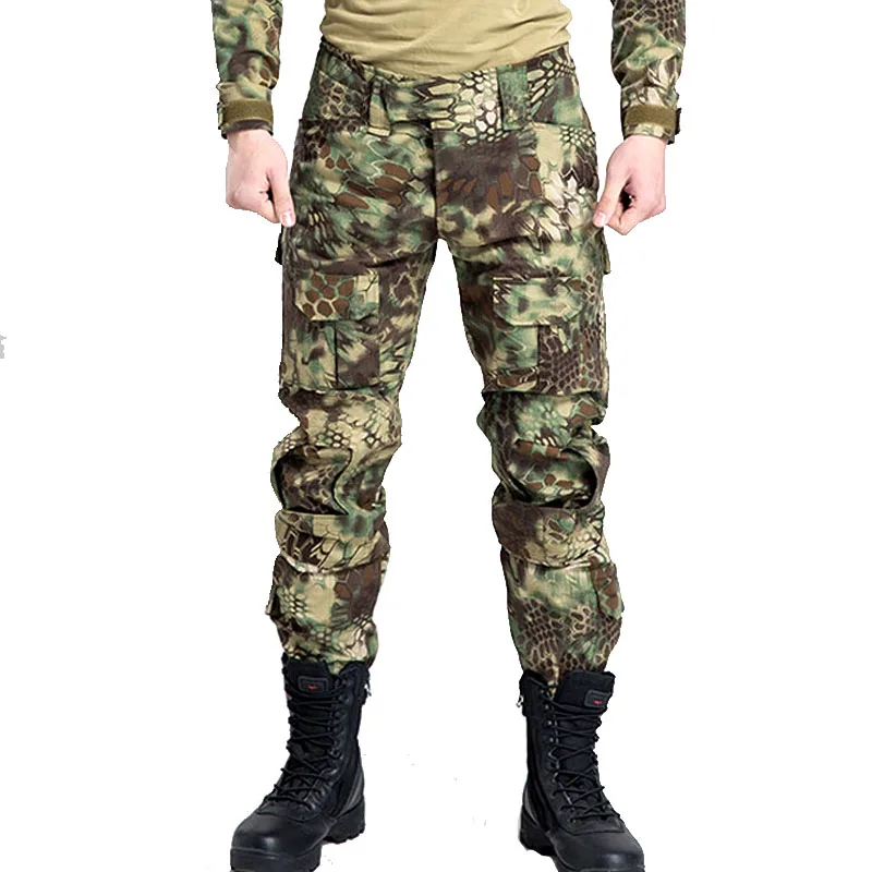 USMC Военная Униформа армии Kryptek камуфляж тактические брюки Airsoft Combat лягушка Одежда