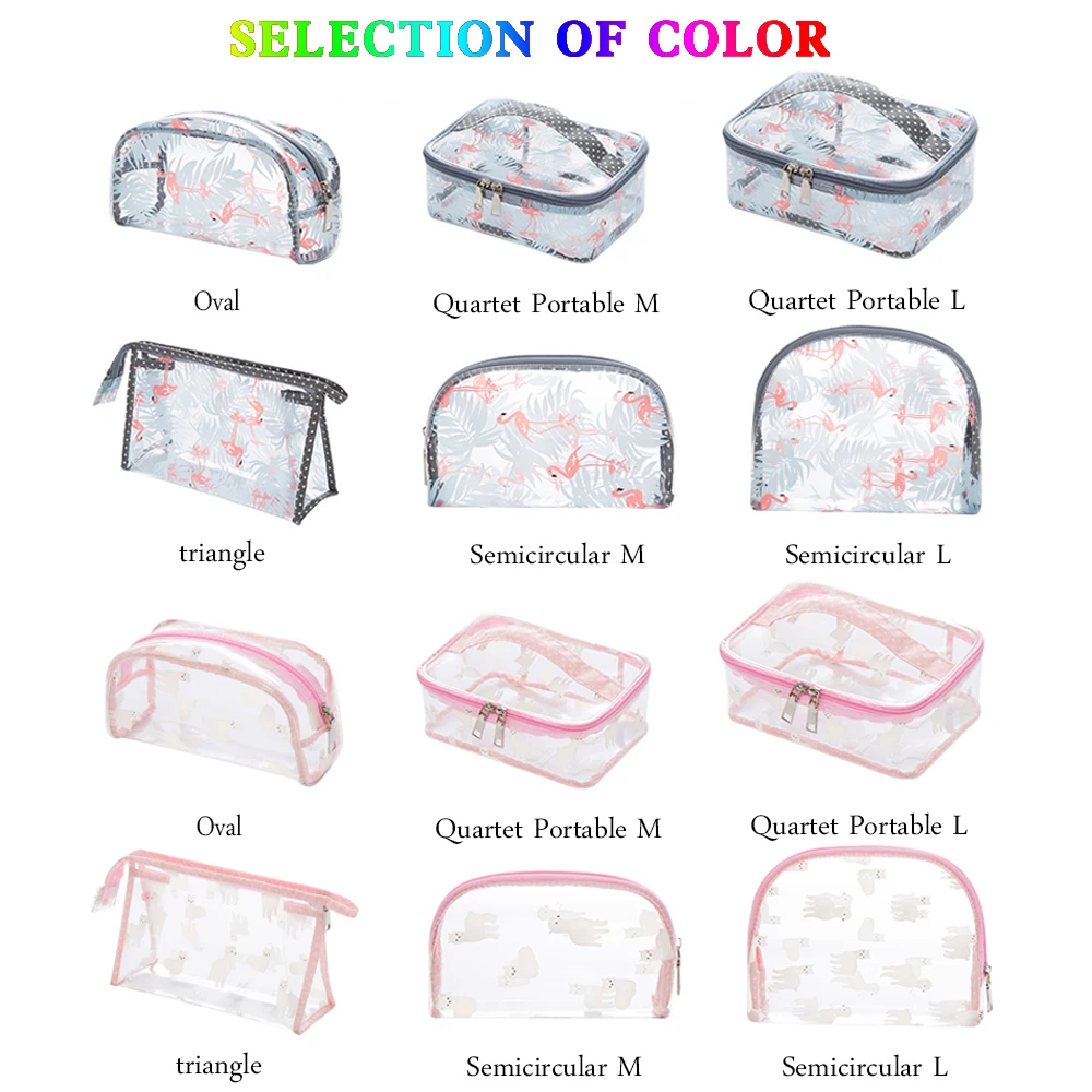 Водонепроницаемый из прозрачного ПВХ Ms косметички для путешествий ясно мыть
