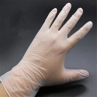 500 pcs food grade plastic transparent disposable gloves cooking kitchen tools dining bar