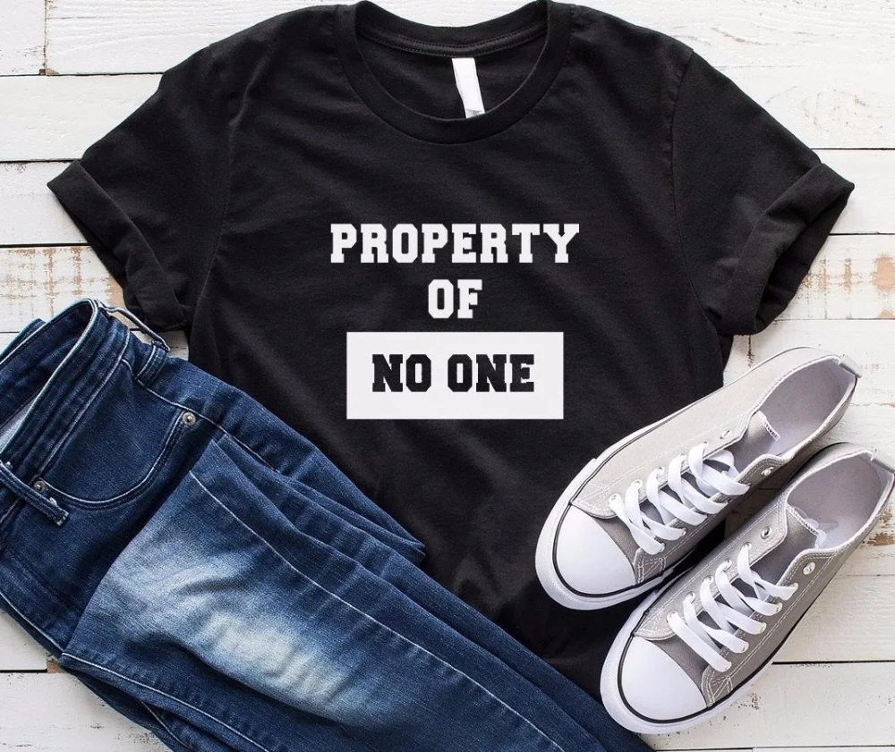 Коллекция Нет one женская футболка хлопковая Повседневная забавная Футболка для