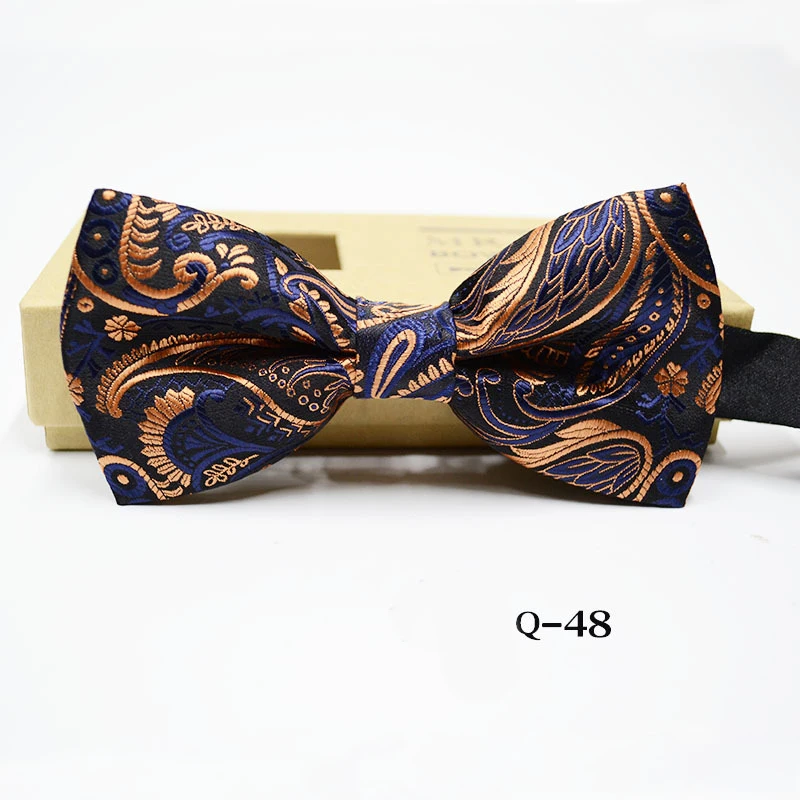 OnnPnnQ Fashion New Men Bow Tie Plaid Striped Solid Adjust Remove Neck Business Wedding Party Bowties Clothes Decoration | Аксессуары