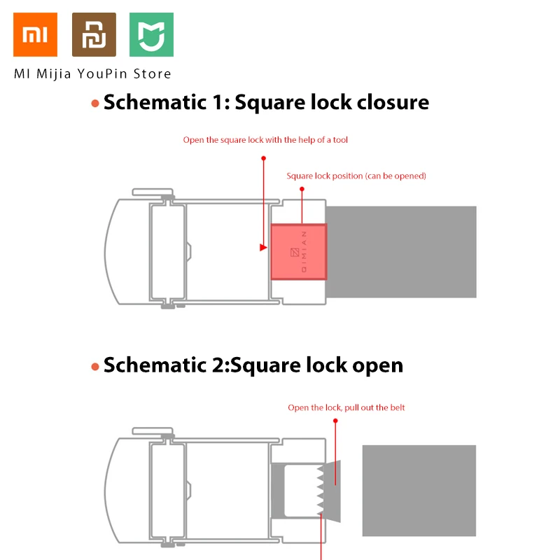 Мужской ремень из натуральной кожи Xiaomi Qimian ЧЕРНЫЙ Итальянский автоматический