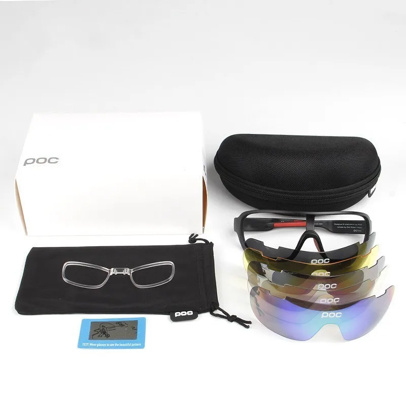 Мужские и женские спортивные очки POC, солнцезащитные очки Oculos Occhiali Ciclismo, солнцезащитные очки для рыбалки