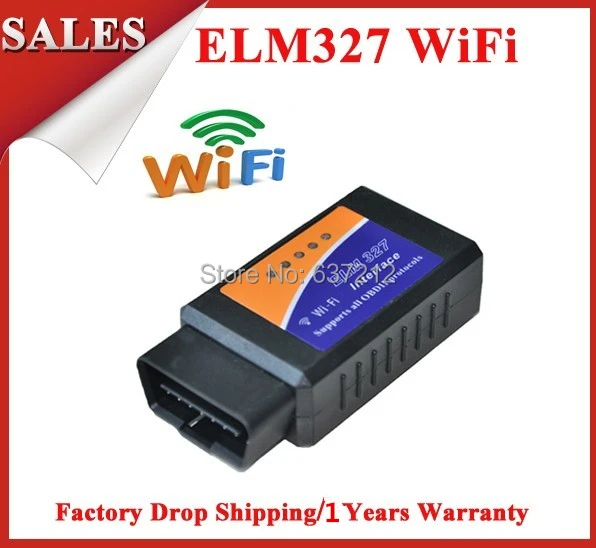 OBD/OBDII сканер WIFI ELM327 OBDII считыватель кодов elm 327 для iPhone iPad iPod | Автомобили и