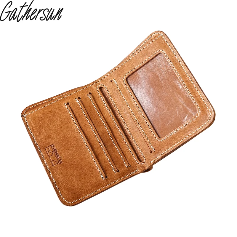 Кожаный маленький кошелек оригинальный дизайн кожаный Ретро Держатель для карт