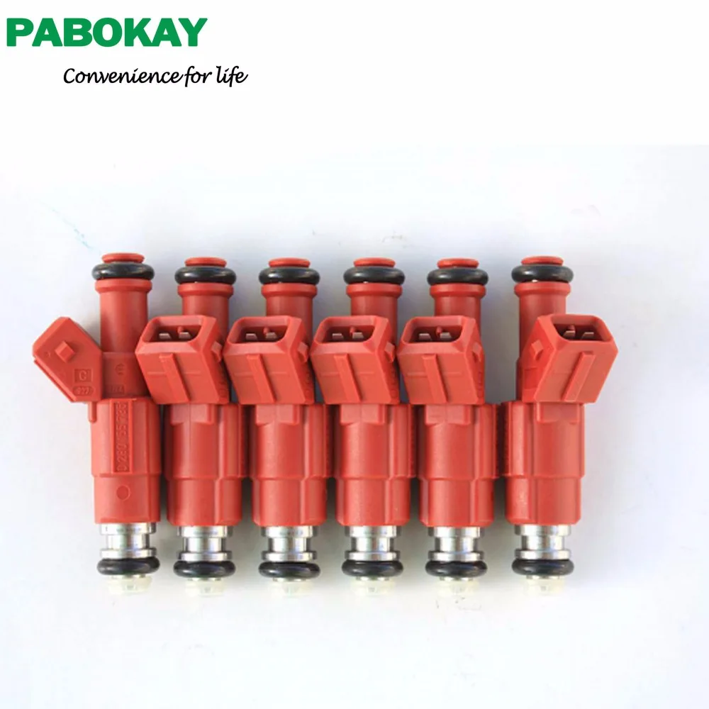 

6 pieces x Flow Matched Fuel Injector Set for Ford 4.0 0280155735 Vin 97TF9F593AA F77Z9F593AA ZZM5-13-250 CM4831