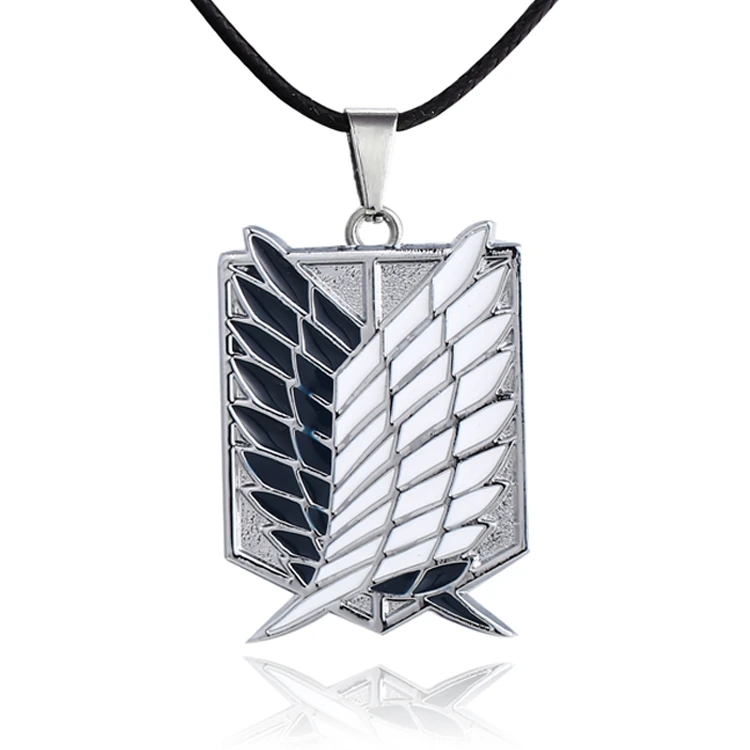 Ожерелье с крыльями из мультфильма атака на Титанов|movie jewelry|attack on titanattack titan necklace |
