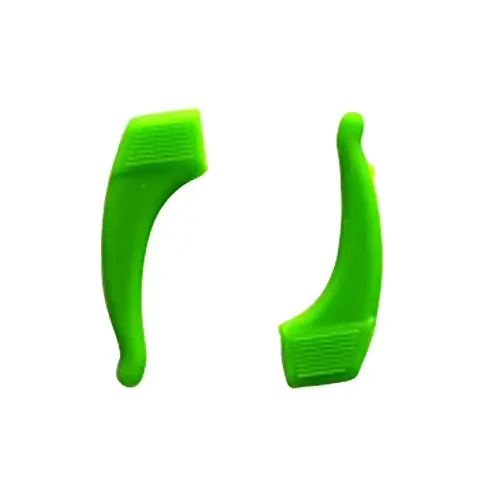 green Силиконовые дети очки уха ручка, Уха очки безопасно очки non-slip крюк, Безопасности очки храм замок - Цвет: green