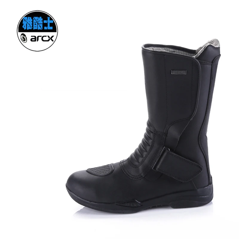Мотоциклетные ботинки из коровьей кожи ARCX уличные водонепроницаемые для