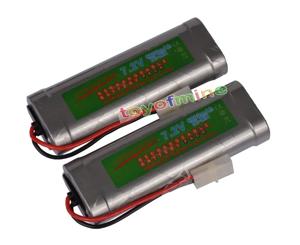 2x7 2 V 6800mAh Ni MH аккумуляторная батарея RC Tamiya|rechargeable battery|tamiya rc batterytamiya |