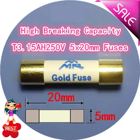 European audio amplifier HIFI gold cap silver fuse T3.15A H 250V 5x20 | Обустройство дома