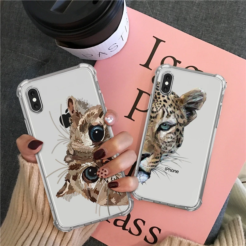 Чехлы с рисунком Шиба ину для Iphone 8 Plus 6 6s 7 Чехол Подушка безопасности анти-осенний
