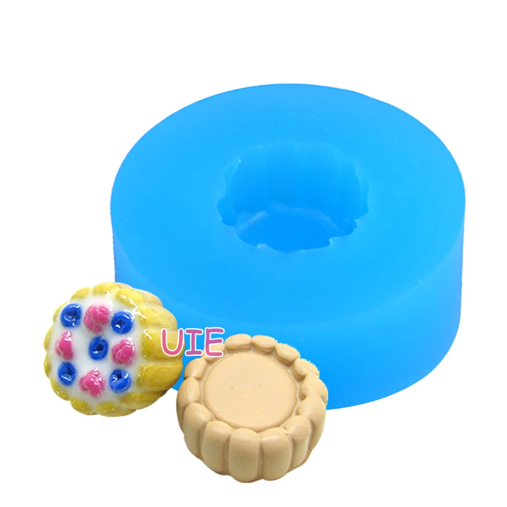 GYL122U французский Charlotte Macaron Tart (15 мм) силиконовая форма гибкая форма-миниатюрная