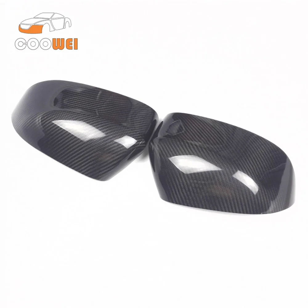 Добавить на стиль наклейки 1 пиар углеродного волокна крышка зеркала заднего