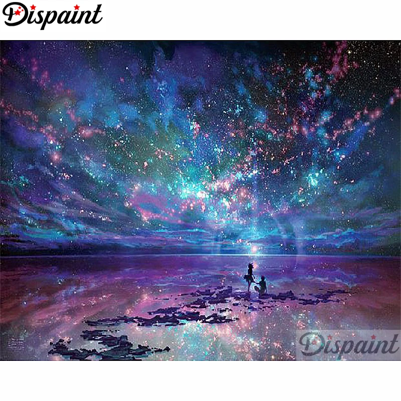 Алмазная 5D картина Dispaint с квадратными/круглыми стразами сделай сам вышивка