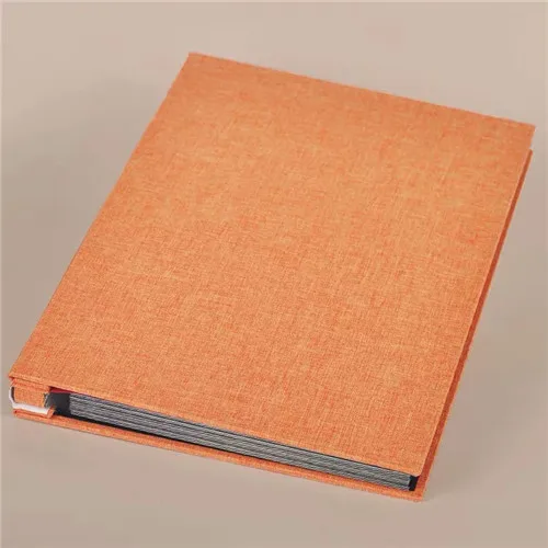 16inch black card 12 или 16 дюймов липкий DIY Фотоальбом Тканевая обложка белые или черные листы ручной работы ремесло подарки на день рождения свадьба ребенок скрапбук - Цвет: 16inch black card