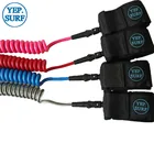 Катушка-поводок 12 футов 8 мм регулируемый 1 шт ТПУ SUP боди запястья катушки поводок для серфинга доска Спиральный шнур