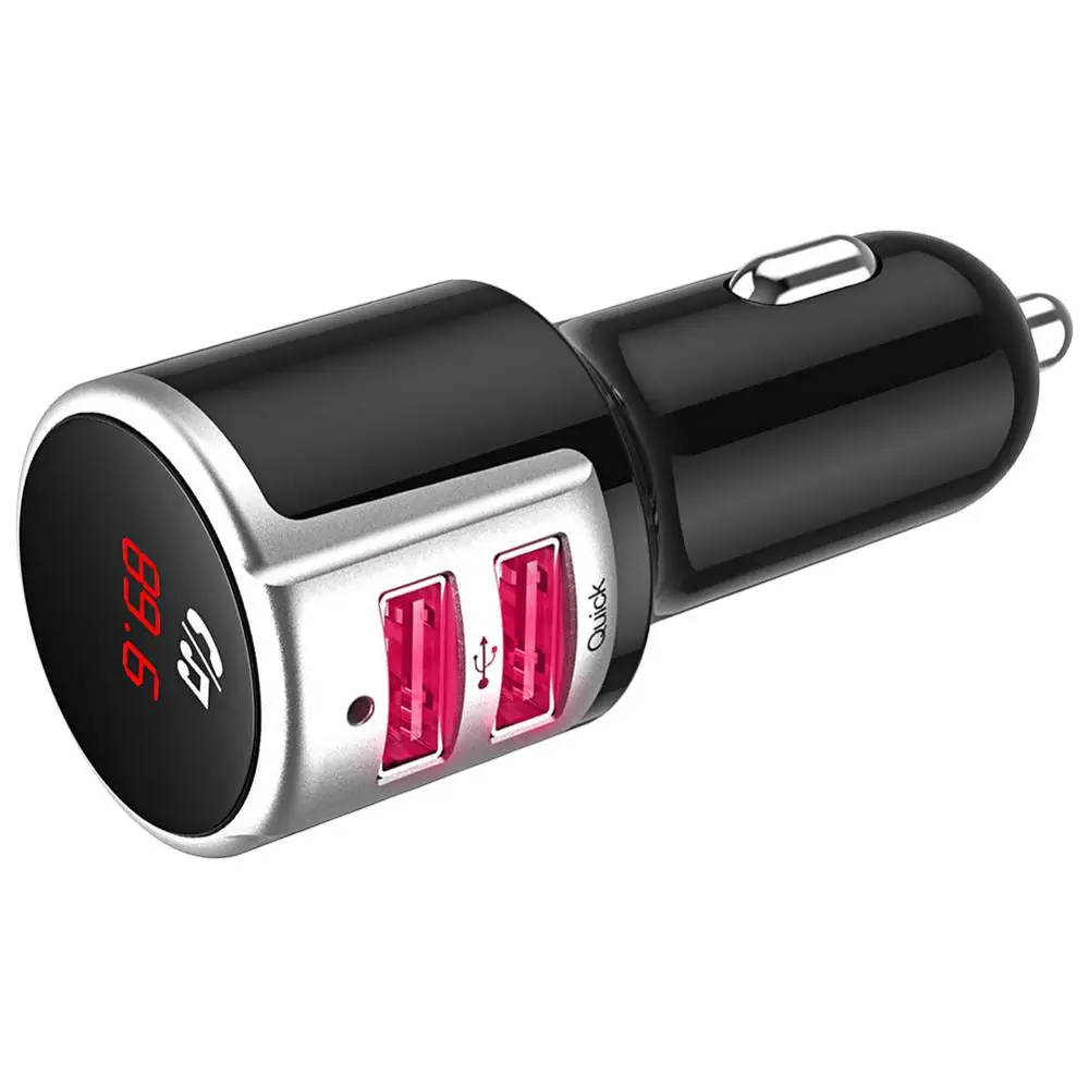 Беспроводной Bluetooth fm-передатчик адаптер с ручным вызовом двойной USB быстрое