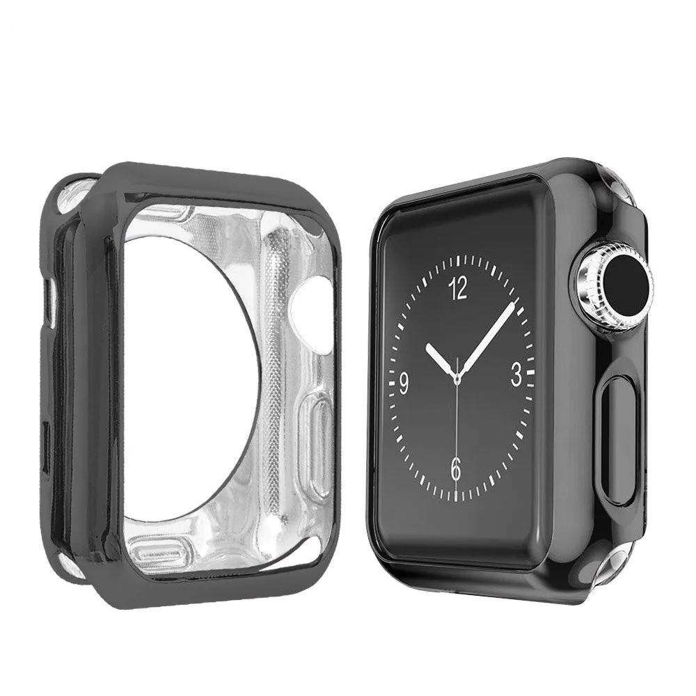 Чехол+ металлический ремешок из нержавеющей стали для часов Apple Watch 38 мм 42 мм 40 мм 44 мм серия 4 5 Роскошный Браслет для iWatch 3 2 1