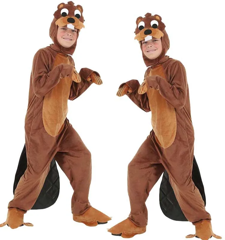 Halloween Adult kids Boy animals Otter Cosplay Costumes clothes Stage Amphibian costume child Animal Jumpsuits |