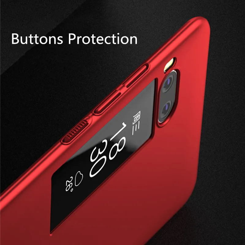 Meizu Pro 7 Plus case cover pro7 back hard PC full protective phone capas black MOFi original and covers |