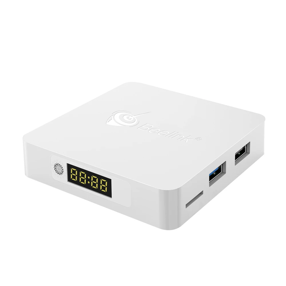 Beelink A1 Smart Android 7.1 ТВ коробка 4 ГБ 16 RK3328 К Мини-ПК LAN 1000 м BT4.0 2.4 г + 5.8 Г Доль Band WIFI USB 3.0 HDMI