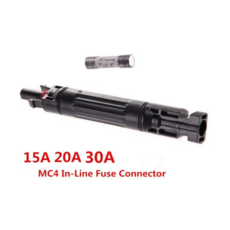 MC4 In-line разъем предохранителя 1000 VDC Мужской к Fem PV держателя предохранителей для солнечных CLH@ 8