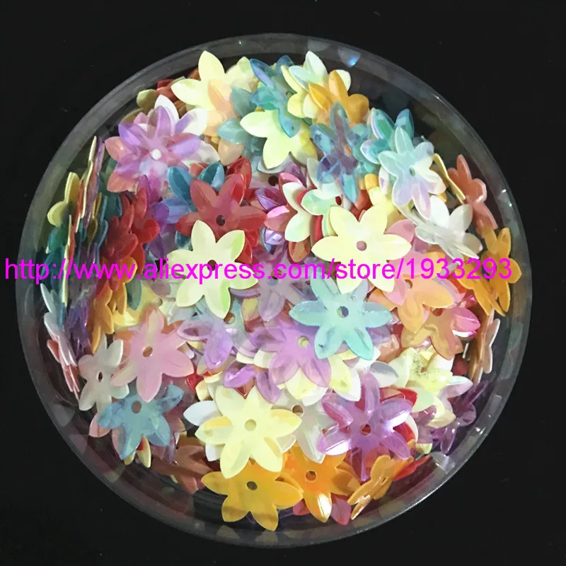 

1000 шт. 12 мм разноцветные блестящие цветочные блестки из ПВХ для украшения скрапбукинга открыток свободные пайетки для шитья свадьбы