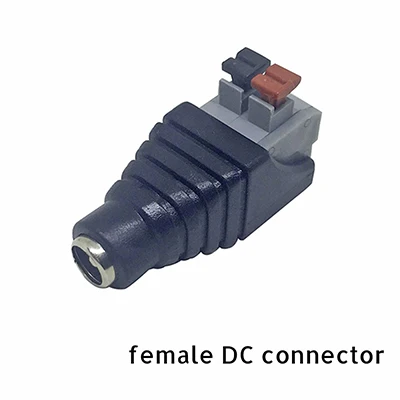 Female DC Connector BSOD 12 В 2A адаптер питания для светодиодный полосы, CCTV конвертер, вход 100-240 В, достаточно 2А, 24 Вт трансформатор балансировки ЕС США зарядное устройство - Цвет: Female DC Connector