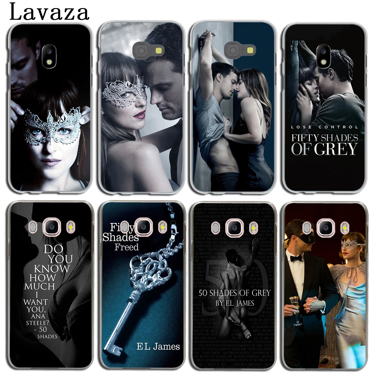 Lavaza Fifty Shades темный серый чехол для телефона Samsung Galaxy J8 J7 Duo J6 J5 J4 Plus 2018 2017 2016 J2 J3 Prime