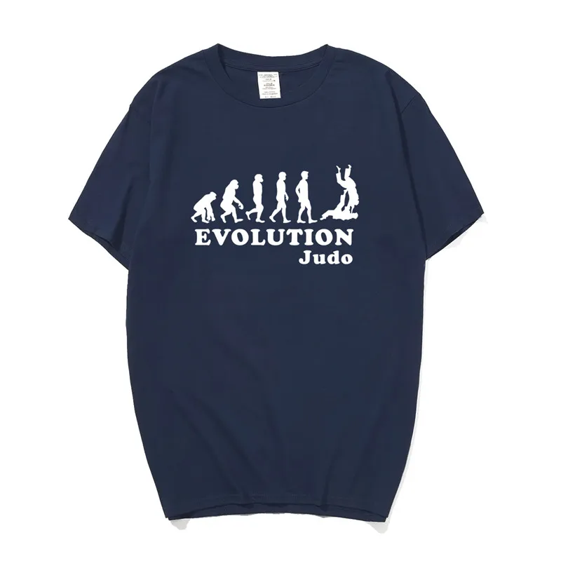 Футболка Evolution Judo мужская с коротким рукавом смешная Модная рубашка из