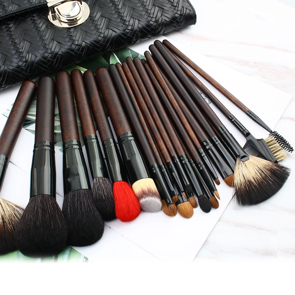 ISMINE Makeup Brush Set Powder Foundation 25Pcs Professional Face Eyeshadow Make Up Brushes Cosmetic Tool with Woven Bag | Красота и