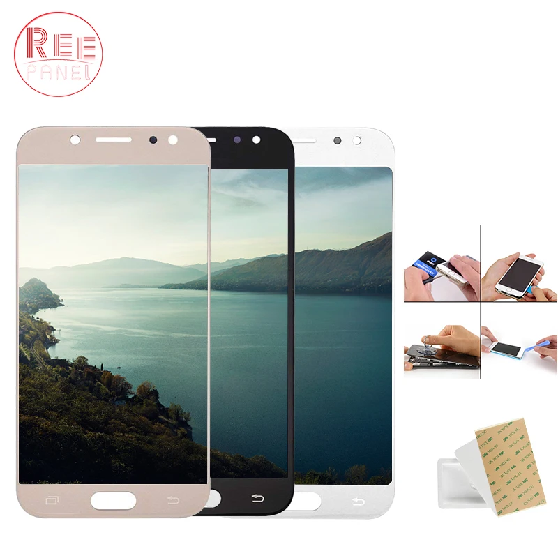 Лучший супер AMOLED 5 2 ''сменный дисплей для Samsung Galaxy J5 2017 j530 J530F lcd сенсорный экран