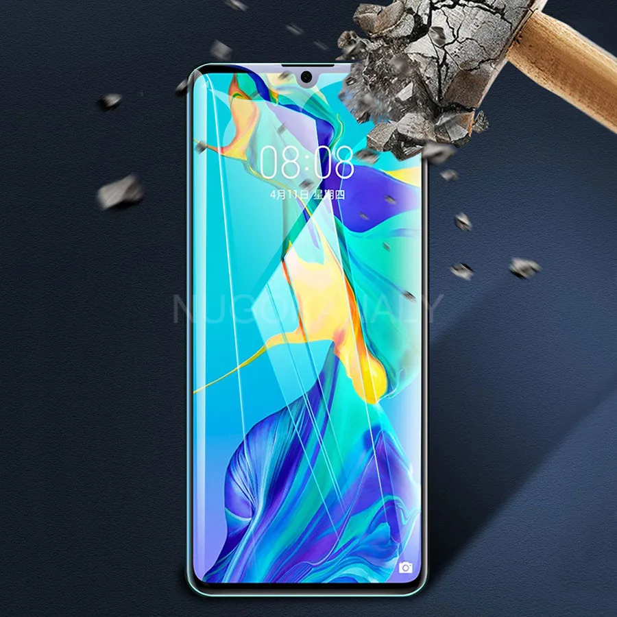 6D полная клейкая Обложка из закаленного стекла для huawei P30 P20 Lite Y9 Y7 Pro Y6 Enjoy 9 Plus