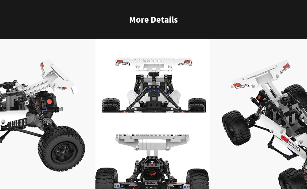 Высокое Качество Xiaomi пустынный гоночный автомобиль DIY Строительные блоки Набор поршневой цилиндр система связи независимая подвеска автомобиля игрушки