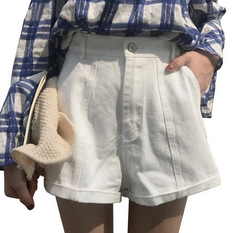 EXOTAO однотонные женские шорты с высокой талией летние новые Ropa De Mujer повседневные