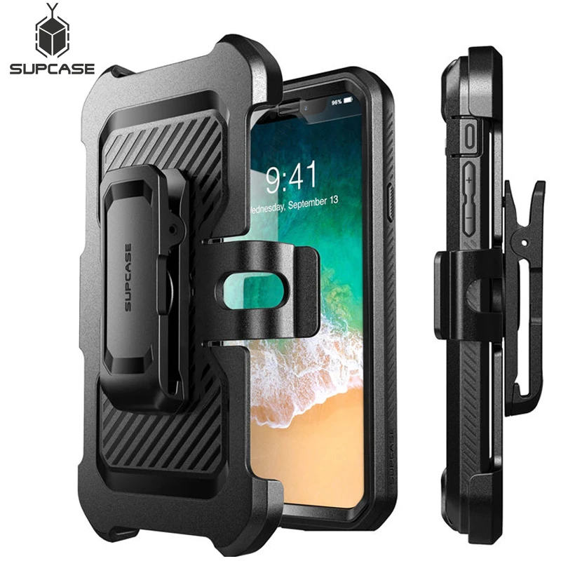 SUPCASE для iPhone Xs чехол серии UB Pro полноразмерный Прочный с зажимом и встроенным