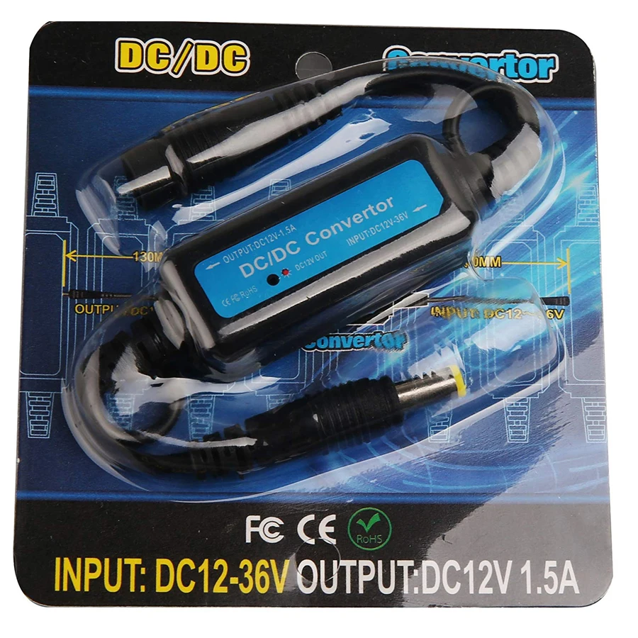 DC36V/24V постоянного тока до DC12V конвертер для видеонаблюдения Камера | Безопасность
