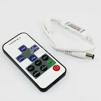 wireless led remote controller mini single color dimmer 5 24v dc for 5050 3528 5630 led strip single color led string